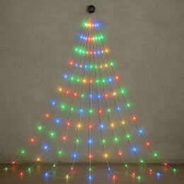 Світлодіодна гірлянда "Кінський хвіст" MA750multi USB 400 LED 20 ниток, 2 м Мульти (ARSH)