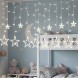 Світлодіодна святкова гірлянда-штора з фігурами зірок Зорепад 138LED 2,5 м Біла (ARSH)