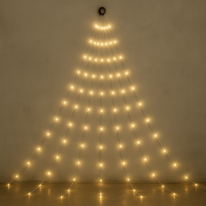 Світлодіодна гірлянда "Кінський хвіст" MA750warmwhite USB 400 LED 20 ниток, 2 м Теплий білий (ARSH)