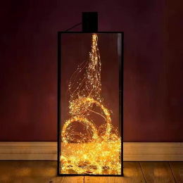 Світлодіодна гірлянда "Кінський хвіст" MA404warwhite 220v 500 LED 20 ниток, 2.5 м Теплий білий (ARSH)