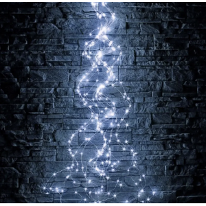 Світлодіодна гірлянда "Кінський хвіст" MA404white 220v 500 LED 20 ниток, 2.5 м Холодний білий (ARSH)