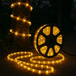 Вулична гірлянда шланг дюралайт 220В з перемикачем режимів ma405 50 м Теплий білий (ARSH)