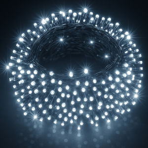 Декоративна вулична гірлянда 800 LED діодів 50 метрів 220V (білий колір, зелений провід) 800lwhite (ARSH) Декоративна вулична гірлянда 800 LED діодів 50 метрів 220V (білий колір, зелений провід) 800lwhite (ARSH)