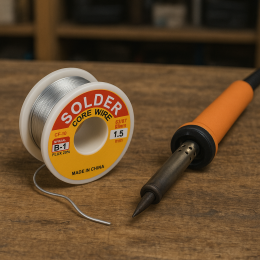 Припой с флюсом SOLDER CF-10 B-1, 1,5 мм, flux 2.0%, 100 г