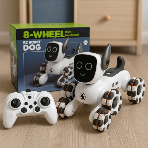 Інтерактивна іграшка танцюючий робот з музикою GB1066 8 "Wheel RC 360" підсвітка, музика (AX)