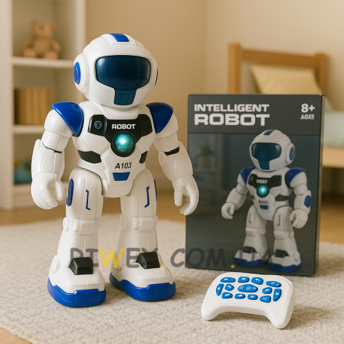 Інтерактивна іграшка танцюючий робот з музикою на пульті керування A103 "Robby" (AX)
