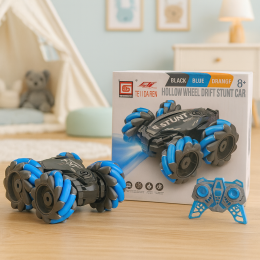 Радиоуправляемая детская игрушка трюковая машинка-вездеход с пультом управления Hollow Wheel Drift Stunt Car (CV-D500) (AX)