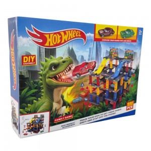 Игровой набор гоночная трасса с горками и парком Snake Garage 111 деталей T876-6 (AX)