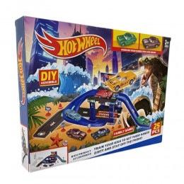 Детский игровой набор гоночная трасса с горками и паркингом  Snake Garage 25 деталей T876-1 (AX)