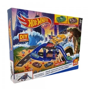 Дитячий ігровий набір гоночна траса із гірками та паркінгом Snake Garage 25 деталей T876-1 (AX)