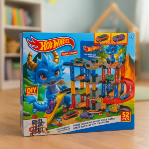 Детский игровой набор гоночная трасса с горками и паркингом Snake Garage 52 деталей T876-14 (AX) Детский игровой набор гоночная трасса с горками и паркингом Snake Garage 52 деталей T876-14 (AX)