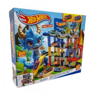 Детский игровой набор гоночная трасса с горками и паркингом Snake Garage 52 деталей T876-14 (AX) Детский игровой набор гоночная трасса с горками и паркингом Snake Garage 52 деталей T876-14 (AX)