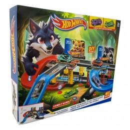 Детский игровой набор гоночная трасса с горками и паркингом Snake Garage 41 деталей T876-13 (AX)