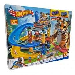 Детский игровой набор гоночная трасса с горками и паркингом Snake Garage 31 деталей T876-10 (AX)