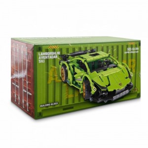 Блочний набір для збирання спортивного авто Building Block CD-204 з наліпками (AX) Блочний набір для збирання спортивного авто Building Block CD-204 з наліпками (AX)