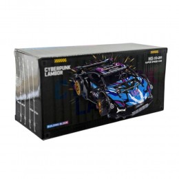 Блочний набір для збирання спортивного авто Building Block CD-201 з наліпками (AX)