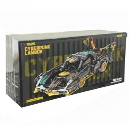 Блочний набір для збирання спортивного авто Building Block CD-203 з наліпками (AX)