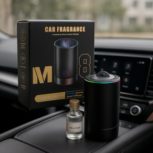 Автомобильный электронный диффузор M88 с подсветкой и парфюмом «Blue Ocean» с подарочной упаковкой (AX) Автомобильный электронный диффузор M88 с подсветкой и парфюмом «Blue Ocean» с подарочной упаковкой (AX)