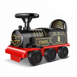 Дитяча іграшка електричний паровоз із залізницею для катання Retro Train Ride-On (AX)