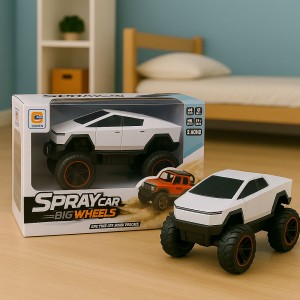 Дитяча радіокерована машинка BIG WHEELS SPRAY CAR 0855-247 1:12 на пульті керування, Білий (AX)