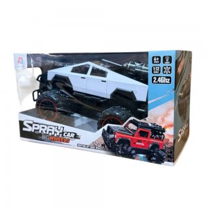 Дитяча радіокерована машинка BIG WHEELS SPRAY CAR 0855-247 1:12 на пульті керування, Білий (AX)