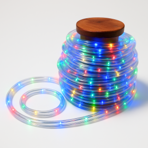 Світлоідодна LED гірлянда "Трубка" 20 метрів 200 LED на сонячній батареї LU994multi Мульти (ARSH)