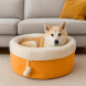 М'яка лежанка будиночок з іграшкою для кішок і собак L 57 х 33 см кругла ліжечко для тварин Помаранчевий (626) М'яка лежанка будиночок з іграшкою для кішок і собак L 57 х 33 см кругла ліжечко для тварин Помаранчевий (626)