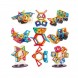 Конструктор для детей Magical Magnet 40 дет., обучающий магнитный 3D набор в пластиковом контейнере (509)