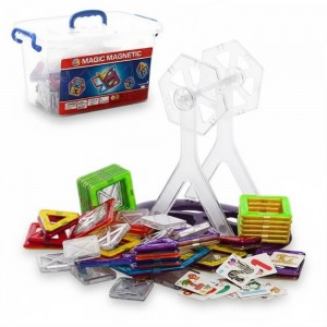 Конструктор для детей Magical Magnet 40 дет., обучающий магнитный 3D набор в пластиковом контейнере (509) Конструктор для детей Magical Magnet 40 дет., обучающий магнитный 3D набор в пластиковом контейнере (509)