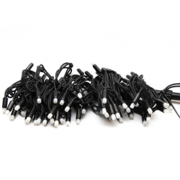 Декоративная LED гирлянда зеленый провод 100 LED светодиодов 220В 8 м Синий