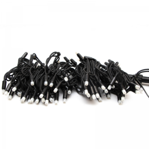 Декоративна LED гірлянда зелений провід 100 LED світлодіодів 220В 8 м Синій