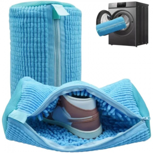 Мішок чохол для прання взуття в пральній машині 39х19 см Блакитний
