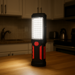 Портативний акумуляторний ліхтарик з гачком для підвішування PE-41 36+5 LED (AMN) Портативний акумуляторний ліхтарик з гачком для підвішування PE-41 36+5 LED (AMN)