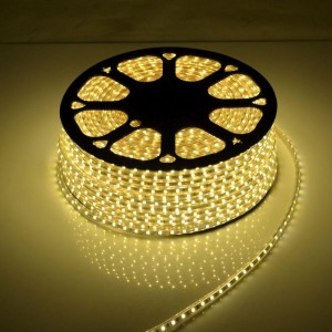 Декоративная светодиодная (LED) лента 2835×60 шт.; 4,8 Вт/м IP67 220В 50м Теплый белый (YAB) Декоративная светодиодная (LED) лента 2835×60 шт.; 4,8 Вт/м IP67 220В 50м Теплый белый (YAB)