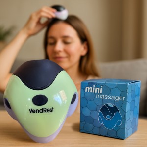 Універсальний масажер на баатарейках VendRest mini 3xAAA 140г Зелений