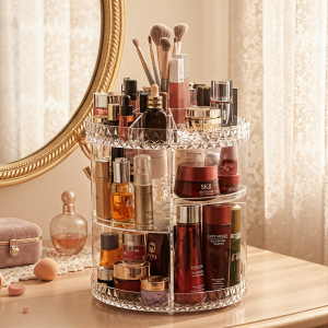 Многофункциональный акриловый вращающийся органайзер Cosmetic Storage Box Rack CX-288 (AMN) Многофункциональный акриловый вращающийся органайзер Cosmetic Storage Box Rack CX-288 (AMN)