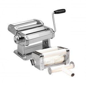 Ручна лапшерезка-тісторозкатка машина для виготовлення локшини з насадкою для равіолі Maestro MR-1679R (235) Ручна лапшерезка-тісторозкатка машина для виготовлення локшини з насадкою для равіолі Maestro MR-1679R (235)