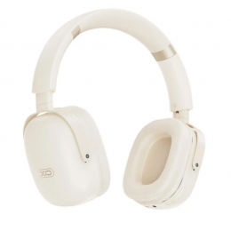 Беспроводные Bluetooth наушники XO BE42 Scarlet Metal Stand накладные с микрофоном, Бежевый (AX)