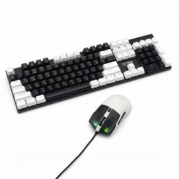 Комплект механическая геймерская клавиатура и мышка XSTRIKE X-1011  USB RGB 104 клавиш (206)