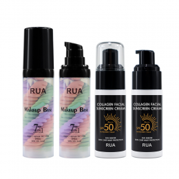 База під макіяж із триколірною формулою RUA Three Color Rainbow SPF 50 (AX)