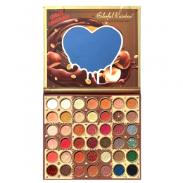 Тіні для повік "Colorful Rainbow CREAM" палетка на 42 відтінки, кремова текстура (AX)