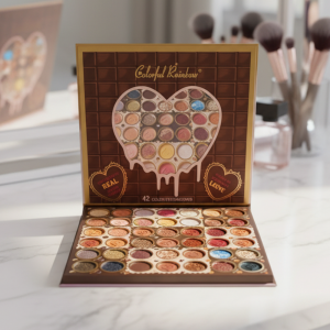 Тіні для повік "CHOCOLATE" палетка на 42 відтінки, суха текстура (AX)