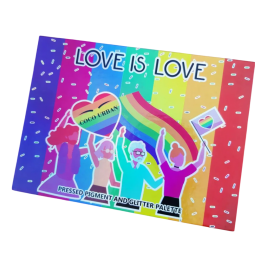 Тіні для повік "Love is Love" палетка на 35 відтінків, суха текстура (AX)