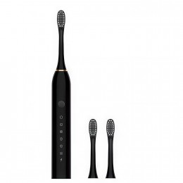 Електрична акумуляторна зубна щітка Sonic IPX7 X-3 500 mAh 1.5W Чорна