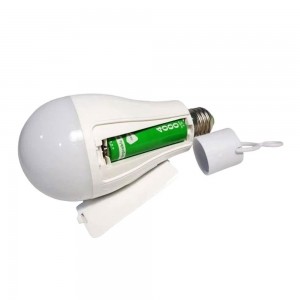 Світлодіодна лампочка Ziarmal ZR-777 E27 з акумулятором, ковпачок з кнопкою включення та гачком