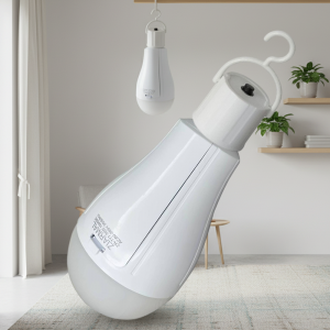 Світлодіодна лампочка Ziarmal ZR-777 E27 з акумулятором, ковпачок з кнопкою включення та гачком