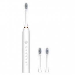 Електрична акумуляторна зубна щітка Sonic IPX7 X-3 500 mAh 1.5W Білий