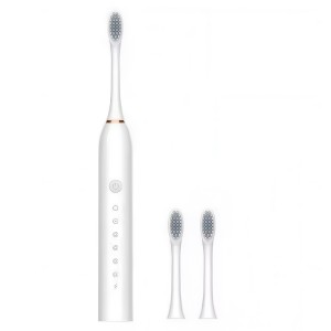 Електрична акумуляторна зубна щітка Sonic IPX7 X-3 500 mAh 1.5W Білий