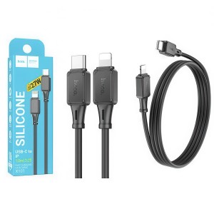 Зарядный кабель HOCO X101 Type-C/Lightning silicone cable PD 27W (1 м) /30 Зарядный кабель HOCO X101 Type-C/Lightning silicone cable PD 27W (1 м) /30