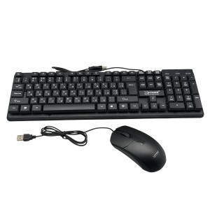 Комплект мембранная клавиатура и мышка XSTRIKE X-1012 Клавиатура + Мышь OFFICE USB (206)